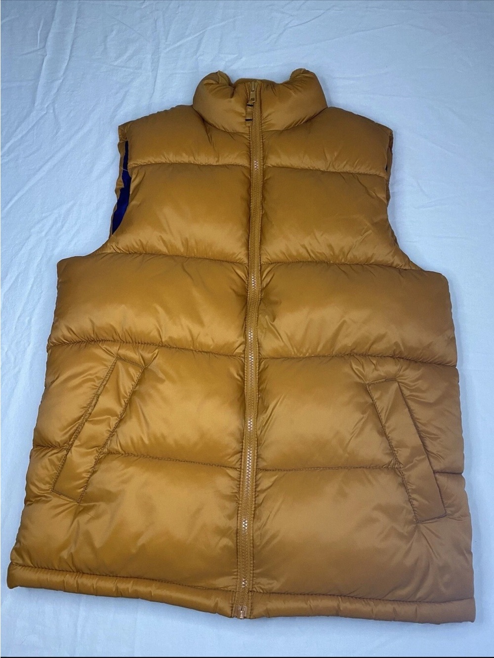 Old Navy Orange Puffer Vest